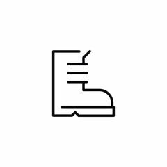 Boot Vector Icon Sign Symbol