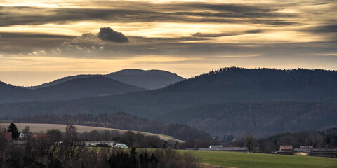 Bergwelt der Sächsischen Schweiz im Zauberlicht 1