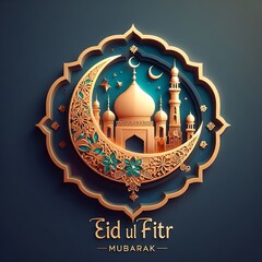 Eid Mubarak ,Eid ul Fitr 2024 Wishing cards,png