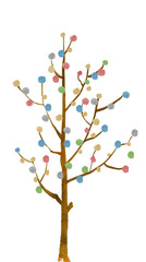a colorful tree