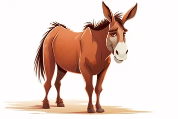 Türaufkleber a cartoon of a donkey © Petru