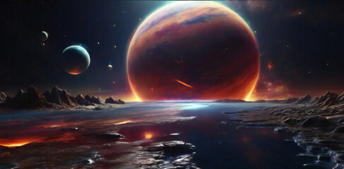 New universe with new planet