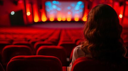 People going to the cinema