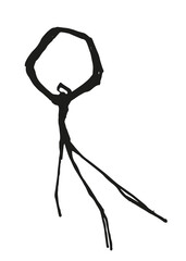 Abstract Ink Blot Vector/Illustration