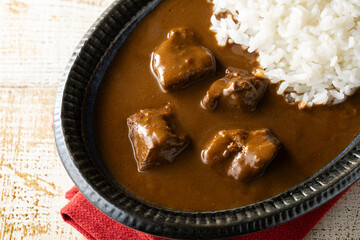 じっくり煮込んだ国産和牛のビーフカレー