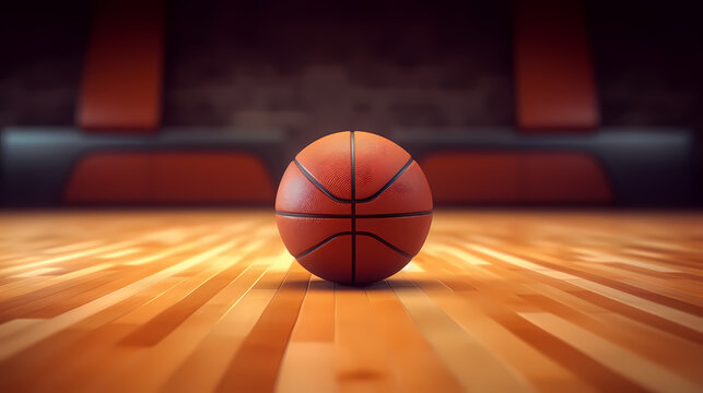 Basketball sport, basketball background close-up detail