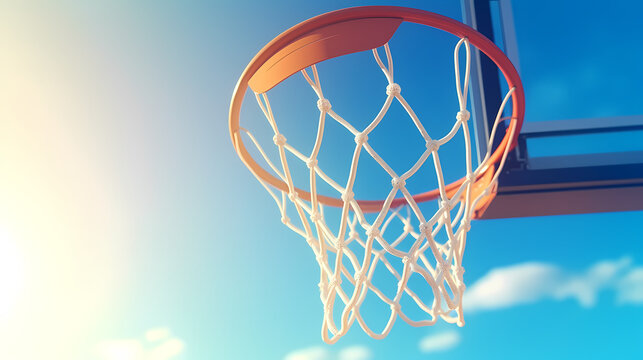 Basketball sport, basketball background close-up detail