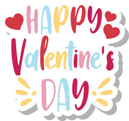 Happy Valentine's Day Sticker