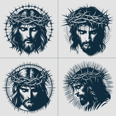 Jesus Christ Crown of Thorns Vector File