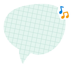 Retro Speech Bubble Collage Paper