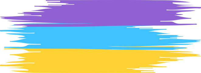 Obraz premium Brush Stroke Banner