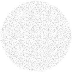 Obraz premium Vector Abstract Round Pattern Illustration Isolated On A White Background. 