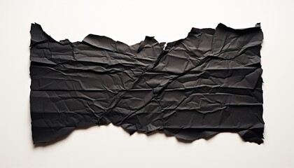 a piece of black paper