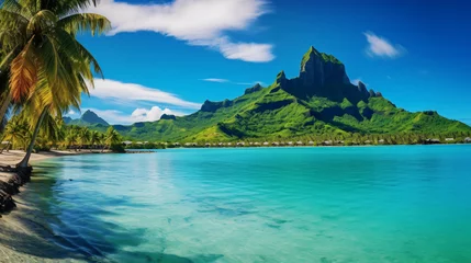 Stoff pro Meter Bora Bora, Französisch-Polynesien Bora bora in french polynesia