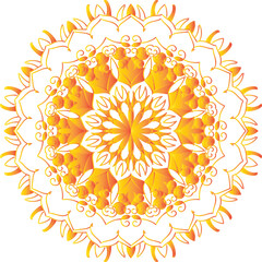 Flower Mandala. Vintage decorative elements. Oriental pattern, vector illustration. Islam, Arabic, Indian, Moroccan, Spanis, Turkish, Pakistani, Chinese, mystic, and Ottoman motifs. Coloring book page