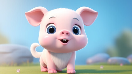 Cute baby Pig