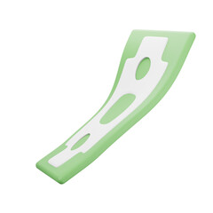 Flying Money 3d Icon