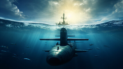 Generic military nuclear submarine