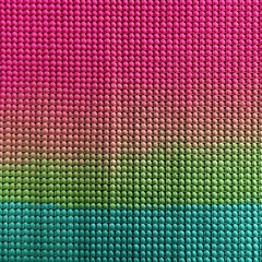 Wave texture silk abstract fabric. Rose, green