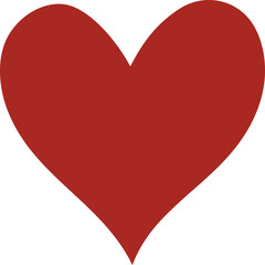Vector Illustration of a Red Heart Shape