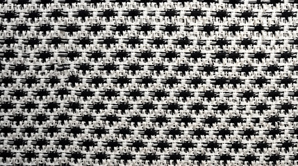 Wave texture silk abstract fabric. Black and white luxury textile background