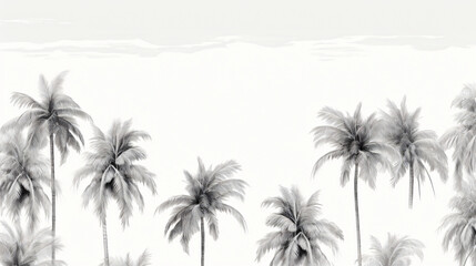 Fototapeta na wymiar A wallpaper with a palm tree pattern on its side.
