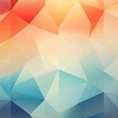Vector style minimal geometric wallpaper Generative Ai