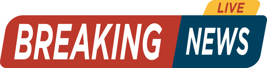 Breaking News TV Sign