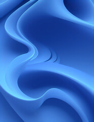 3D Blue abstract background,Shiny bubbles wallpaper generator by AI