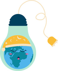 Earth Hour Illustration