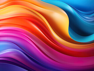 Fototapeta premium Abstract modern color gradients with colorful Psychic Waves