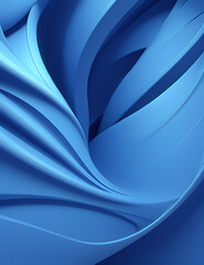 Obraz premium 3D Blue abstract background,Shiny bubbles wallpaper generator by AI
