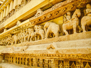 photo of khajuraho sculpture in india © 國樹 潘