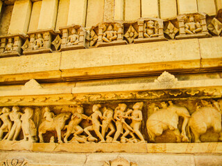 photo of khajuraho sculpture in india © 國樹 潘