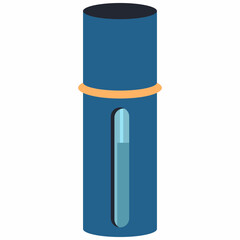 Atomizer perfume spray bottle vector cartoon illustration isolated on a white background.