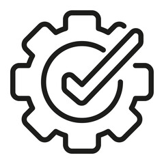 Business Management  Execution Icon in Line Style