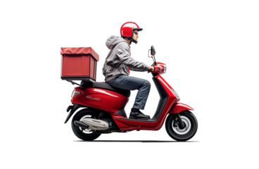 Food delivery moto scooter 