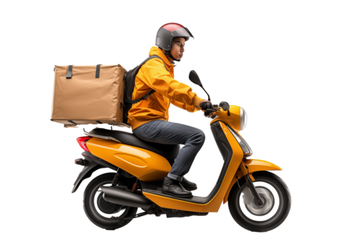 Food delivery moto scooter 