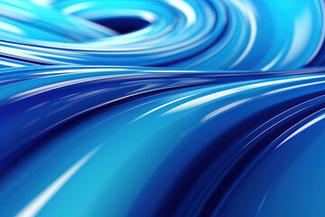 abstract shiny and flowing blue background Generative AI