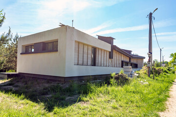 not a typical house under construction, townhouse