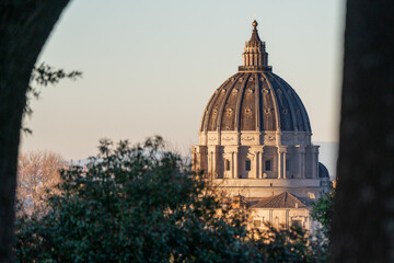 Saint Peter's dome in Rome