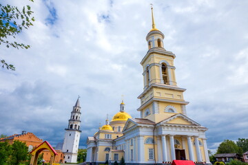 Fototapeta na wymiar Transfiguration Cathedral. City of Nevyansk. Sverdlovsk region