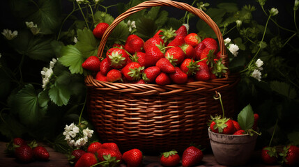 Obraz na płótnie Canvas Ripe strawberries