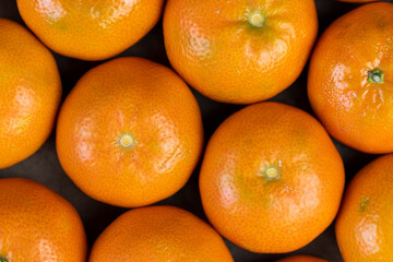 cleaning and preparing ripe tangerines for cooking