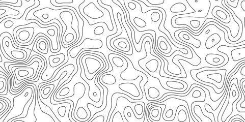 Abstract white topography vector background. Topographic map. Geographic mountain relief. counter map wavy line paper textrue. grid curve line abstract vector illustration .