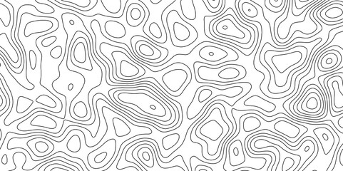 Abstract white topography vector background. Topographic map. Geographic mountain relief. counter map wavy line paper textrue. grid curve line abstract vector illustration .