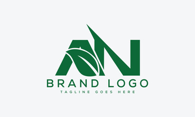 letter AN logo design vector template design for brand.