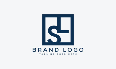 letter SL logo design vector template design for brand.