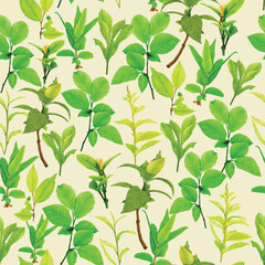 rose and floral leaves wedding invitation card design