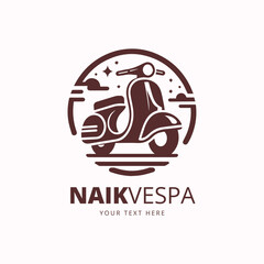 simple scooter logo vector illustration © studio